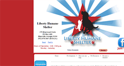 Desktop Screenshot of libertyhumaneshelter.com